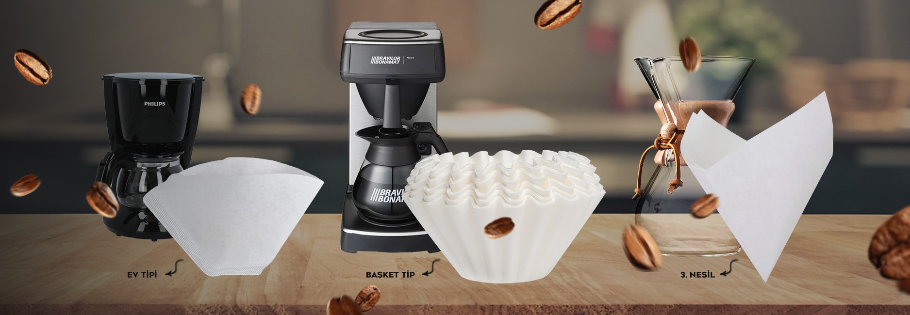 Kahve Demleme Kağıtları, Boyutları ve Filtre Seçim Rehberi