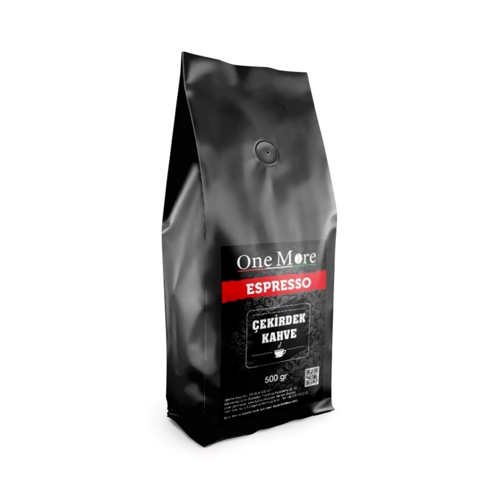 ONE MORE CAFFE ESPRESSO ÇEKİRDEK KAHVE 500 GR