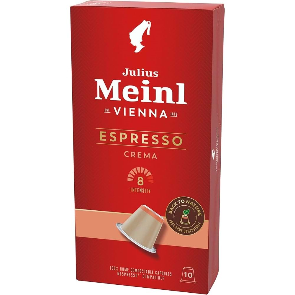 JULİUS MEİNL ESPRESSO CREMA NESPRESSO KAPSÜL KAHVE 10 ADET