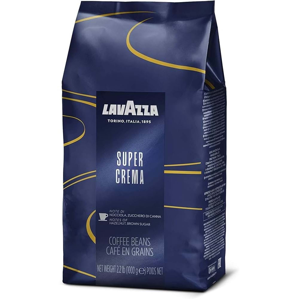 LAVAZZA SÜPER CREMA ESPRESSO ÇEKİRDEK KAHVE 1 KG