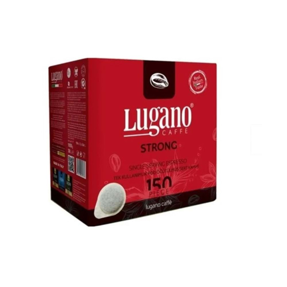 LUGANO CAFFE STRONG KAPSÜL KAHVE 150 ADET *7 GR