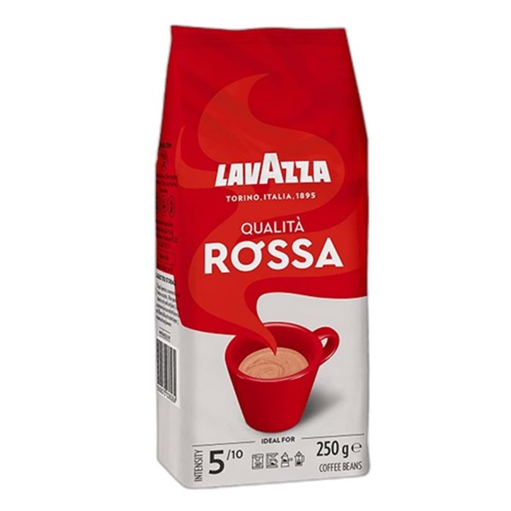 LAVAZZA QUALITA ROSSA ÇEKİRDEK KAHVE 250 GR