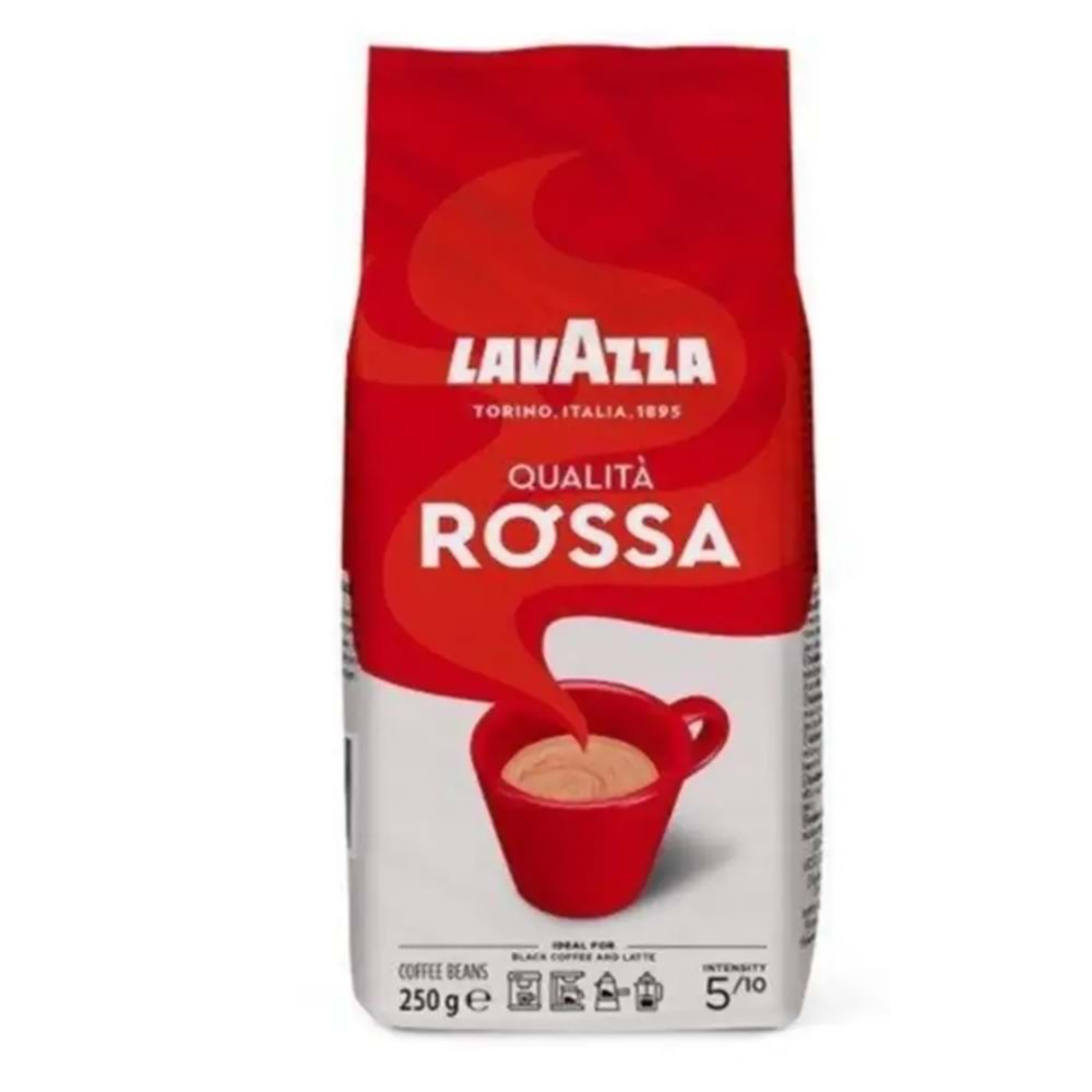 LAVAZZA QUALITA ROSSA ÇEKİRDEK KAHVE 250 GR