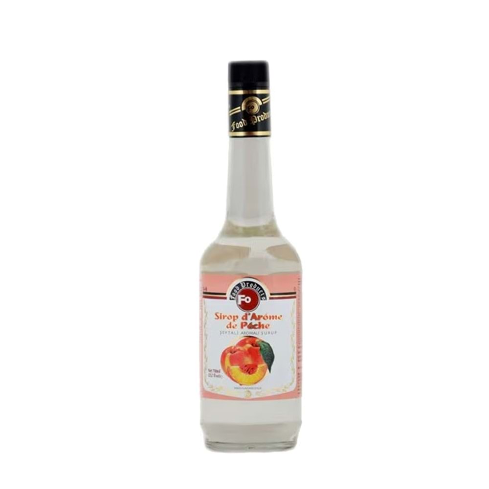FO ŞEFTALİ AROMALI ŞURUP 700 ML