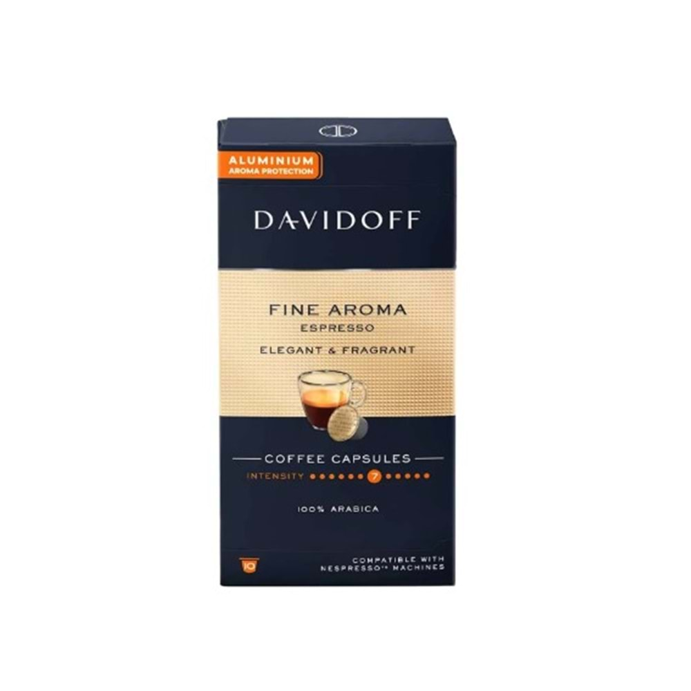 DAVİDOFF FİNE AROMA ESPRESSO KAPSÜL KAHVE 10'LU