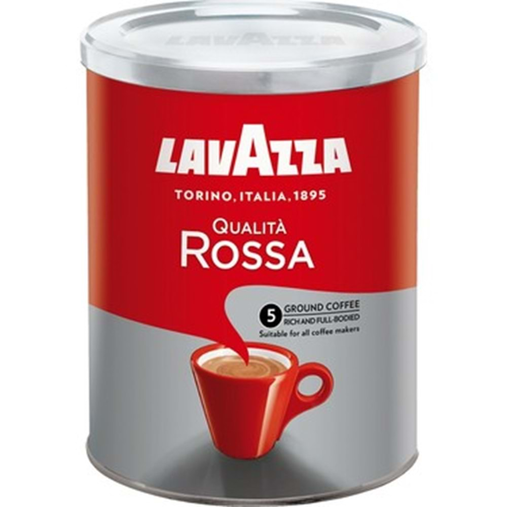 LAVAZZA QUALİTA ROSSA FİLTRE KAHVE 250 GR TENEKE