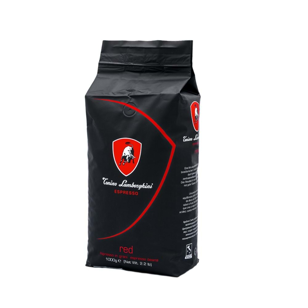 TONİNO LAMBORGHİNİ RED ESPRESSO ÇEKİRDEK KAHVE 1 KG