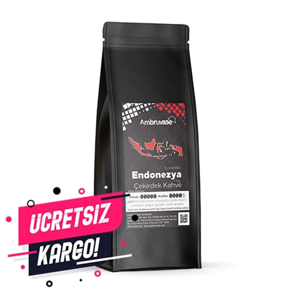 AMBRUVASE ENDONEZYA SUMATRA GR KAVRULMUŞ KAHVE - 250 Gr.