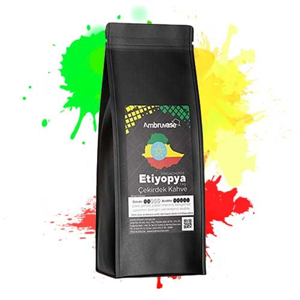 AMBRUVASE ETİYOPYA YIRGACHEFFE KAVRULMUŞ KAHVE - 250 Gr.