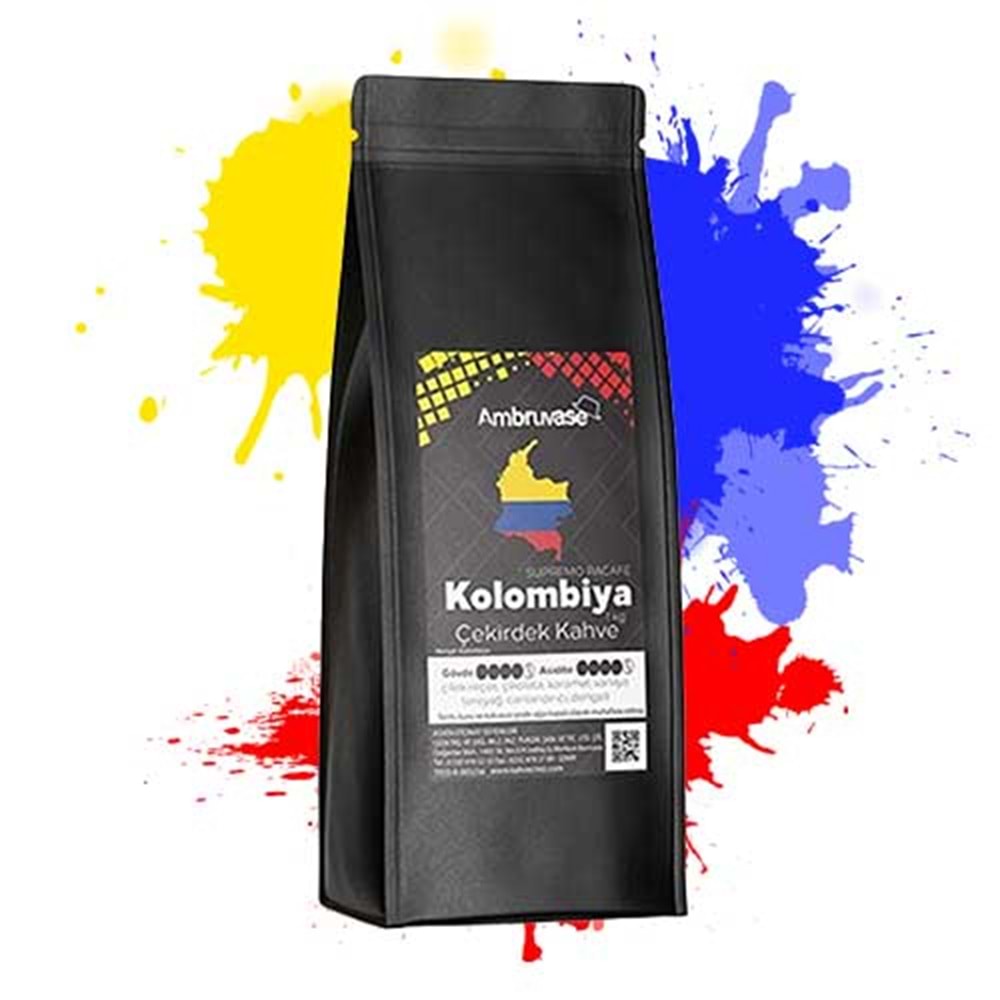 AMBRUVASE KOLOMBİYA DECAF ARABİCA KAVRULMUŞ KAHVE - 1 Kg.