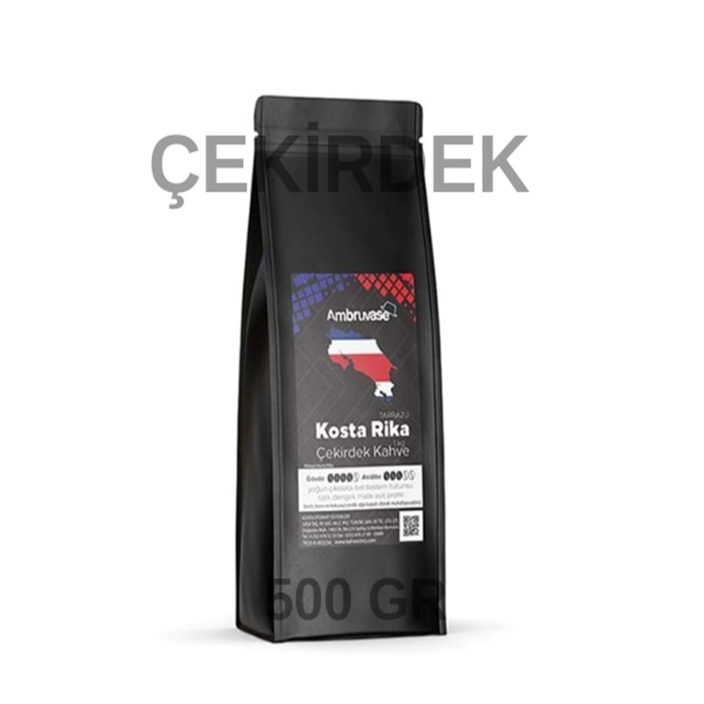 AMBRUVASE KOSTARİKA KAVRULMUŞ KAHVE HD19/20 - 500 Gr.