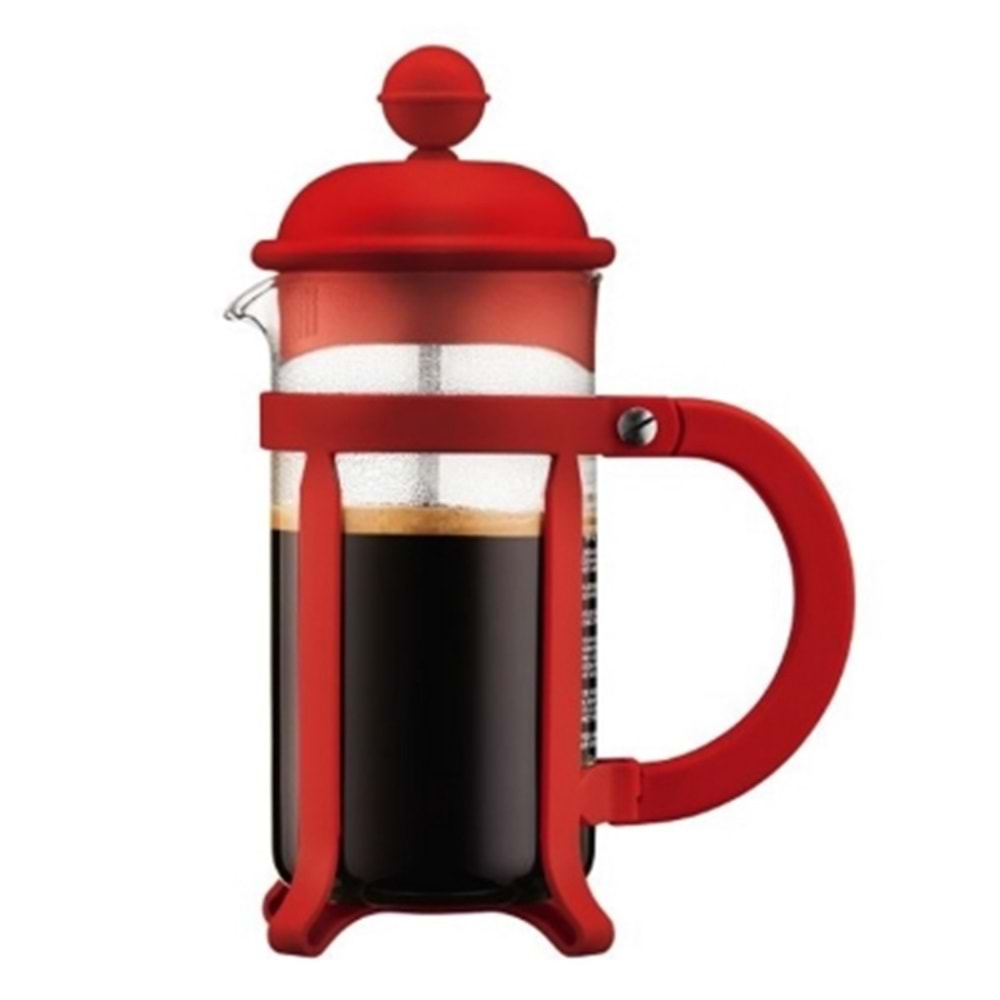 BODUM JAVA FRENCH PRESS 3 CUP KIRMIZI