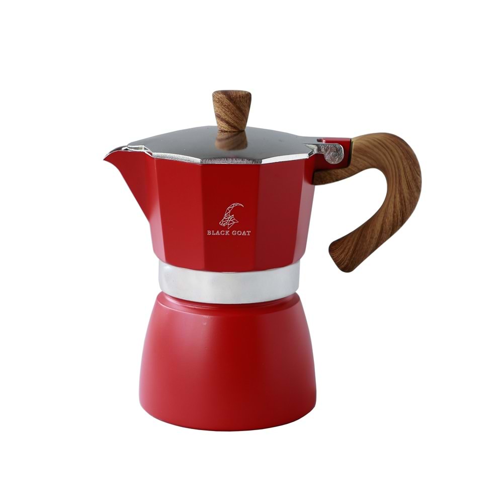 KIRMIZI MOKA POT 3 CUP (PERKÜLATÖR)