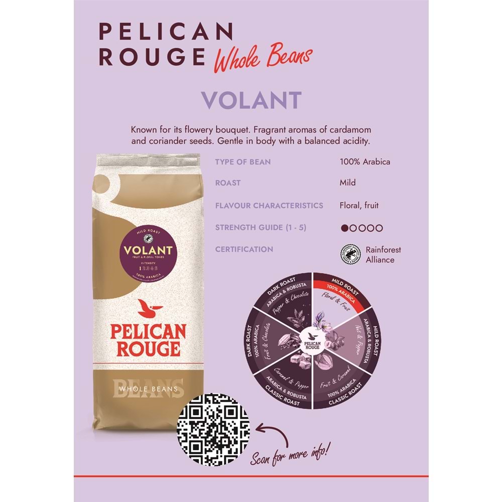PELICAN ROUGE VOLANT ÇEKİRDEK KAHVE 1 KG