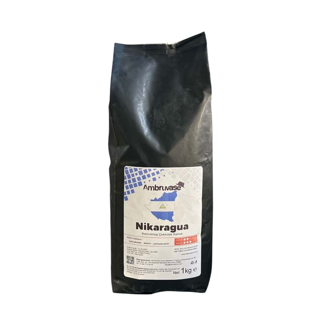 AMBRUVASE NİKARAGUA KAVRULMUŞ KAHVE - 250 Gr.
