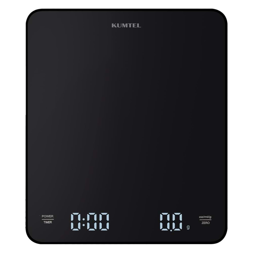 KUMTEL V60 DİJİTAL DRİPPER VE ZAMANLAYICILI KAHVE DEMLEME TARTISI- HV60-02