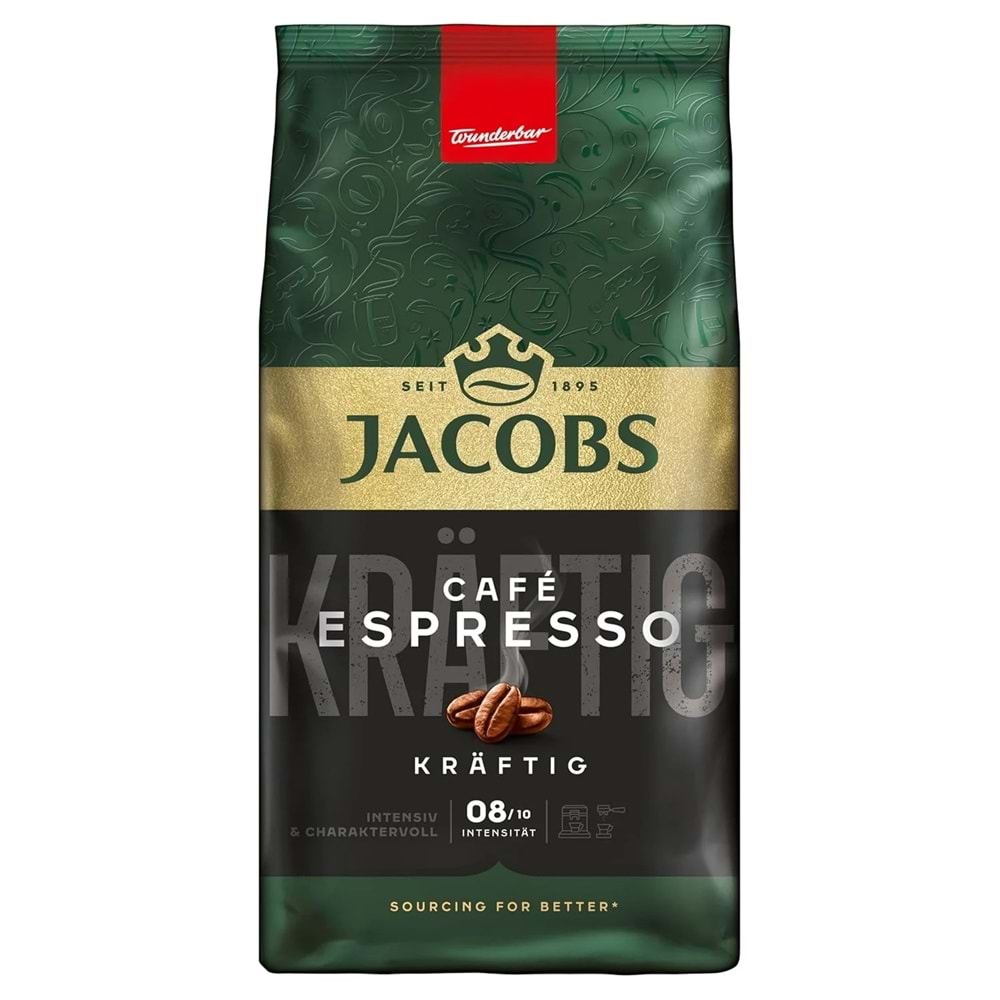 JACOBS CAFE ESPRESSO STRONG ÇEKİRDEK KAHVE 500 GR