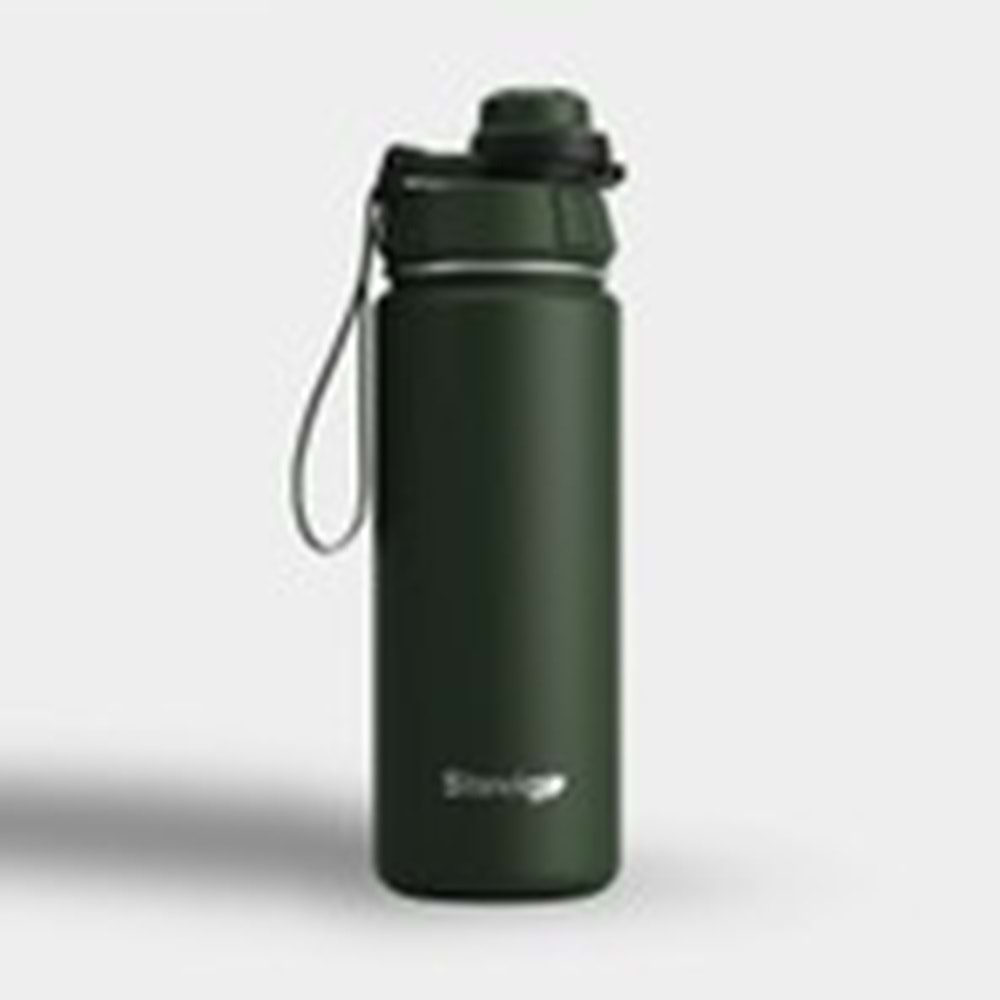 STEVIG 1 HAND LEAK-PROOF SIZDIRMAZ ÇELİK TERMOS 500 ML GREEN ST-208