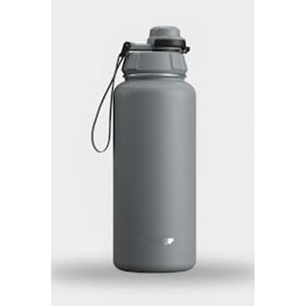 STEVIG 1 HAND LEAK-PROOF SIZDIRMAZ ÇELİK TERMOS 1000 ML GREY ST-214