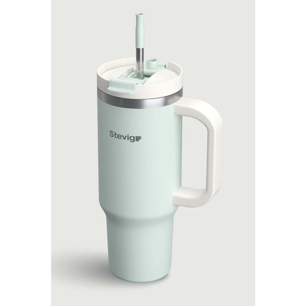 STEVIG 2 MOODS TUCK-IN TUMBLER SIZDIRMAZ ÇELİK TERMOS 900 ML SPROUT GREEN ST-240