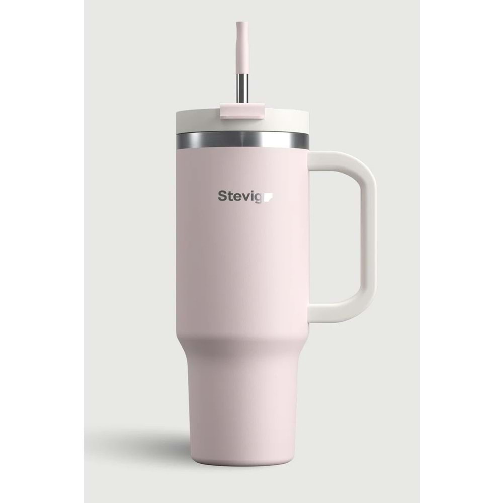 STEVIG 2 MOODS TUCK-IN TUMBLER SIZDIRMAZ ÇELİK TERMOS 900 ML PETAL PINK ST-241