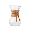 KAHVECİNİZ CAM KAHVE DEMLEME EKİPMANI 400 ML 3 CUP CHEMEX