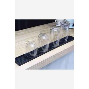 KAHVECİNİZ BAR LASTİĞİ SİYAH 60*80