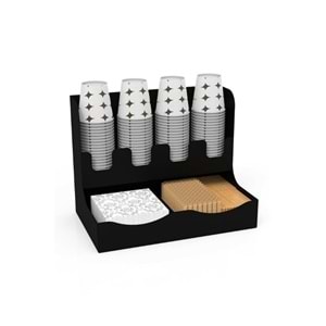 KAHVECİNİZ 16 OZ BARDAK UYUMLU ÇAY VE KAHVE ORGANİZASYON STANDI
