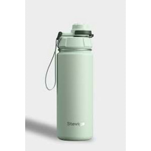 STEVIG 1 HAND LEAK-PROOF SIZDIRMAZ ÇELİK TERMOS 500 ML SMOKE GREEN ST-221