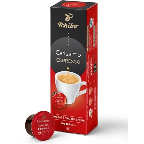 TCHİBO CAFİSSİMO ESPRESSO ELEGANT AROMA KAPSÜL KAHVE10 ADET