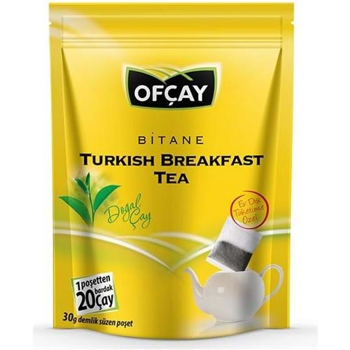 OFÇAY BİTANE TÜRKİSH BREAKFAST TEA 30 ADET 30 GR 900 GR