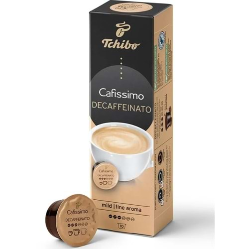 TCHİBO CAFİSSİMO CAFFE CREMA DECAFFEİNATED KAPSÜL KAHVE 10 ADET 483649