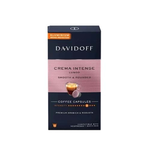 DAVİDOFF CREMA INTENSE LUNGO KAPSÜL KAHVE 10'LU