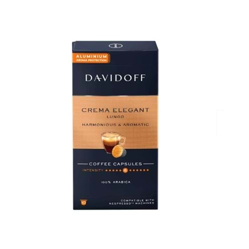 DAVİDOFF CREMA ELEGANT LUNGO KAPSÜL KAHVE 10'LU