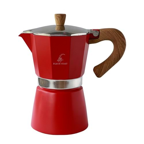 KIRMIZI MOKA POT 6 CUP (PERKÜLATÖR)