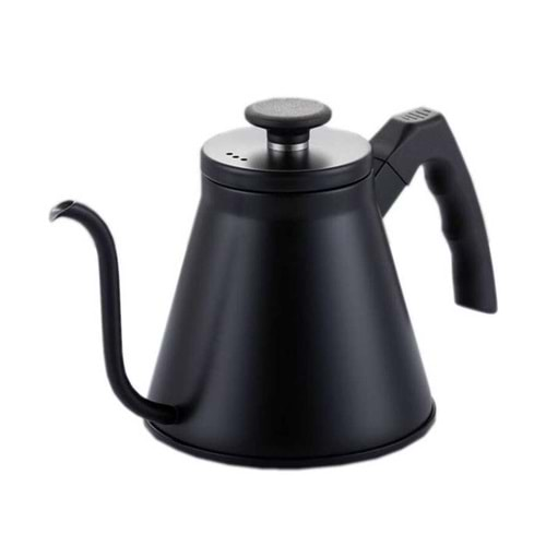 KAHVECİNİZ BARİSTA KETTLE SLIM SİYAH 800 ML (BKS-08)