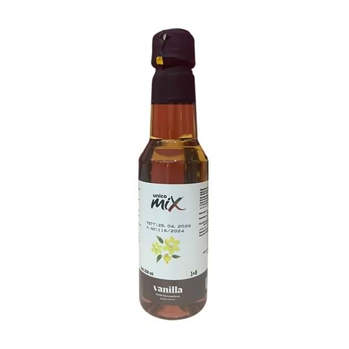 UNİCOMİX VANİLYA ŞURUP PET ŞİŞE 250 ML