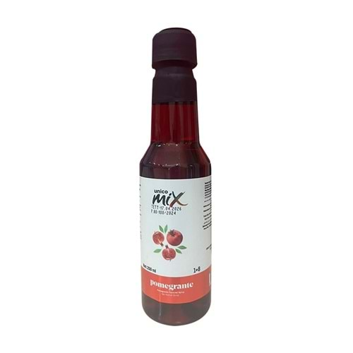 UNİCOMİX NAR ŞURUP PET ŞİŞE 250 ML