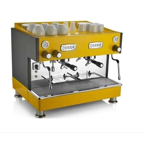 BRAWİ TALL CUP EL 2 GRUPLU TAM OTOMATİK ESPRESSO KAHVE MAKİNESİ