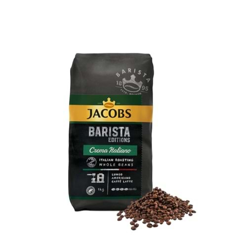 JACOBS BARİSTA EDİTİONS CREMA İTALİANO ÇEKİRDEK KAHVE 1 KG