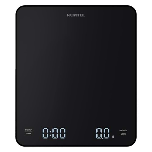 KUMTEL V60 DİJİTAL DRİPPER VE ZAMANLAYICILI KAHVE DEMLEME TARTISI- HV60-02