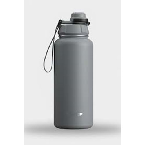 STEVIG 1 HAND LEAK-PROOF SIZDIRMAZ ÇELİK TERMOS 1000 ML GREY ST-214