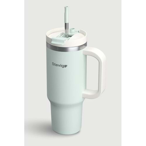 STEVIG 2 MOODS TUCK-IN TUMBLER SIZDIRMAZ ÇELİK TERMOS 900 ML SPROUT GREEN ST-240