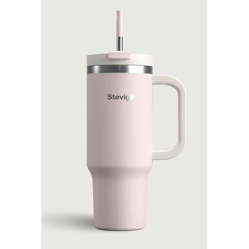 STEVIG 2 MOODS TUCK-IN TUMBLER SIZDIRMAZ ÇELİK TERMOS 900 ML PETAL PINK ST-241