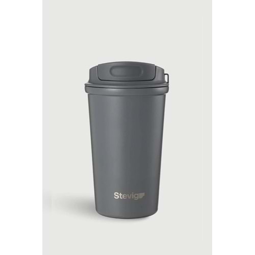 Stevıg 4 Work Flıp Open Coffee Mug Çelik Termos 400 Ml St-251