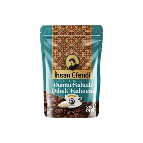 İHSAN EFENDİ DAMLA SAKIZLI DİBEK KAHVESİ 200 GR