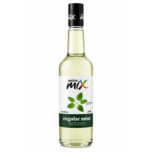 Unicomix Regular Nane Aromalı Şurup 700 Ml