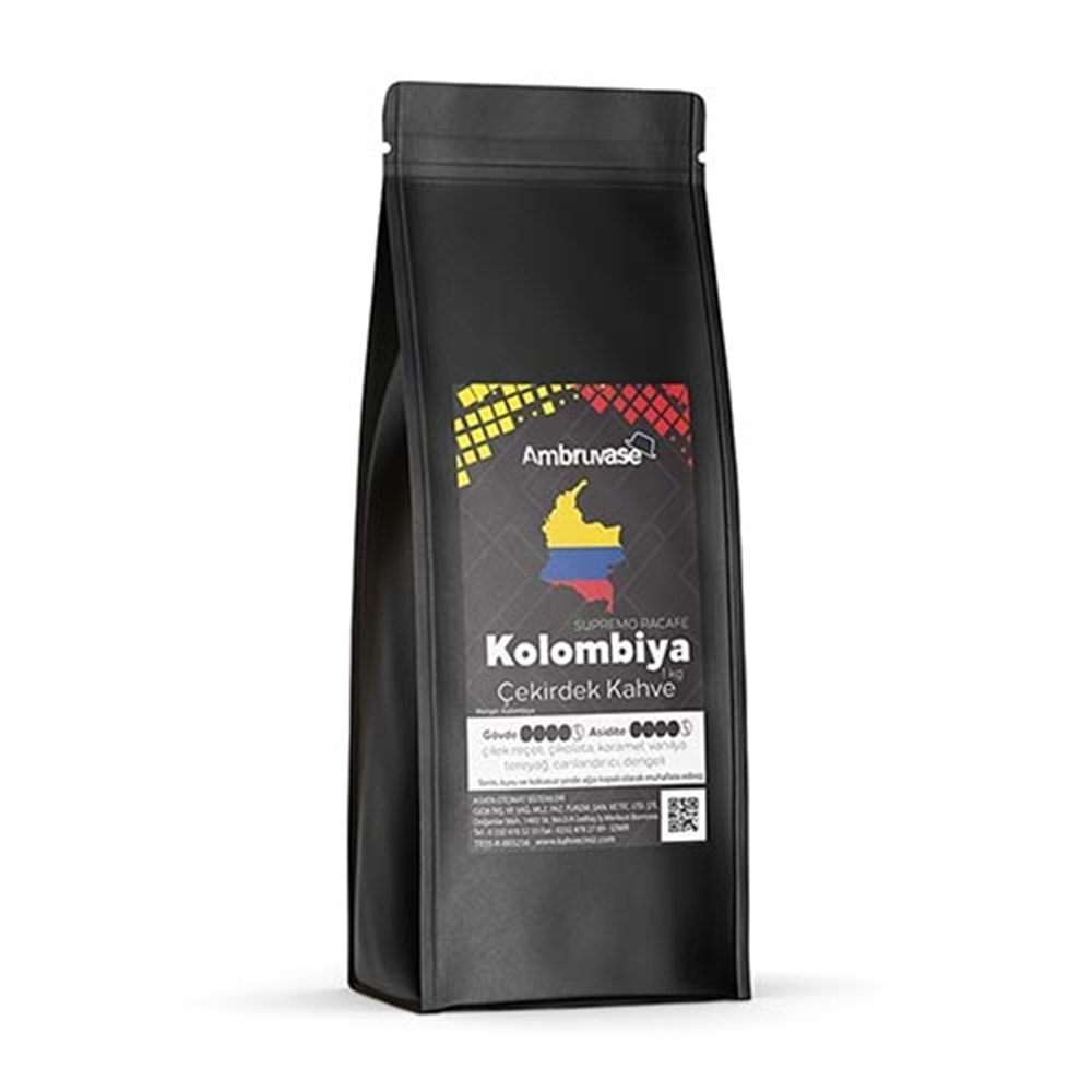 AMBRUVASE KOLOMBİYA SUPREMO KAVRULMUŞ KAHVE - 500 Gr.