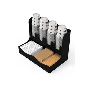 KAHVECİNİZ 8 OZ BARDAK UYUMLU ÇAY VE KAHVE ORGANİZASYON STANDI
